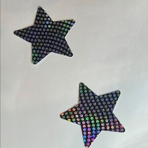 Holographic Star Pasties NWT